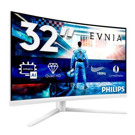 Philips Evnia 5000 32M2C5501/00 écran plat de PC 80 cm (31.5") 2560 x 1440 pixels Quad HD LCD Blanc