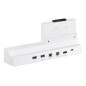 Samsung Flip4 Tray Plateau de connectivité Gris, Blanc