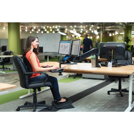 Kensington Repose-pieds SmartFit Solemate Plus (noir)