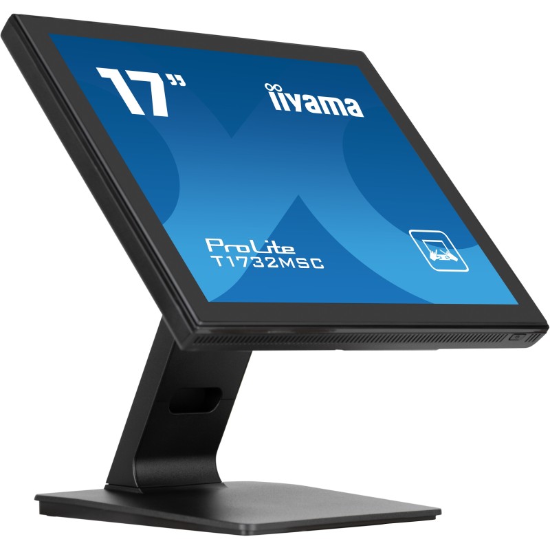 iiyama ProLite T1732MSC-B1SAG écran plat de PC 43,2 cm (17") 1280 x 1024 pixels Full HD LED Écran tactile Dessus de table Noir iiyama ProLite T1732MSC-B1SAG écran plat de PC 43,2 cm (17") 1280 x 1024 pixels Full HD LED Écran tactile Dessus de table Noir