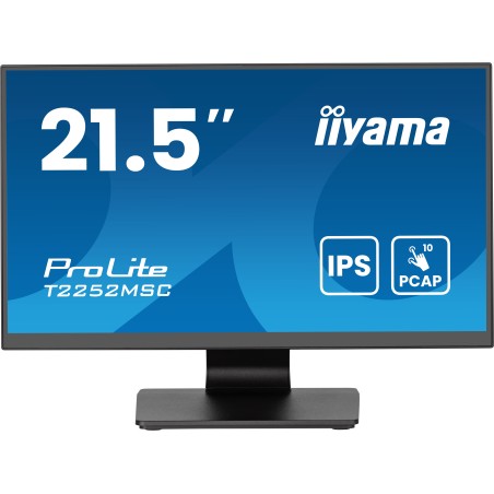 iiyama ProLite T2252MSC-B2AG écran plat de PC 54,6 cm (21.5") 1920 x 1080 pixels Full HD LCD Écran tactile Noir