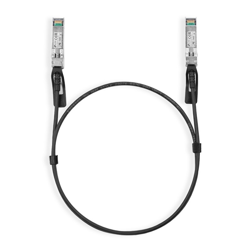 TP-Link Omada TL-SM5220-1M câble InfiniBand et à fibres optiques SFP+ DAC Noir