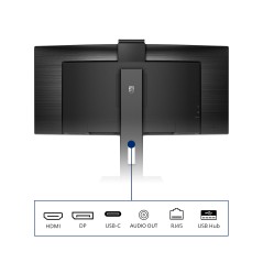 Philips P Line 346P1CRH 00 écran plat de PC 86,4 cm (34") 3440 x 1440 pixels UltraWide Quad HD LED Noir