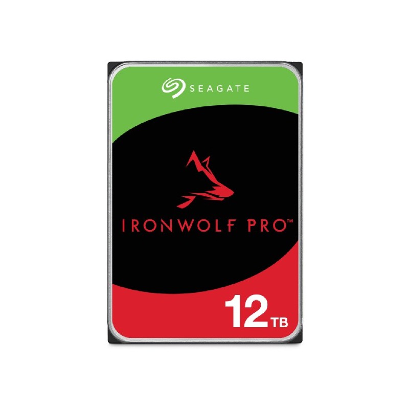 Seagate IronWolf Pro ST12000NT001 disque dur 12 To 7200 tr/min 256 Mo 3.5" Série ATA III Seagate IronWolf Pro ST12000NT001 disque dur 12 To 7200 tr/min 256 Mo 3.5" Série ATA III