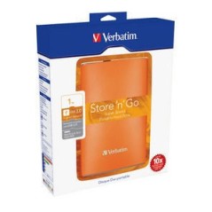 Verbatim Store 'n' Go USB 3.0 Portable Hard Drive 1TB Volcanic Orange disque dur externe 1 To 5400 tr min 2.5" Micro-USB B 3.2