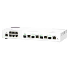 QNAP QSW-M2106-4C commutateur réseau Géré L2 2.5G Ethernet (100 1000 2500) Blanc
