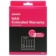 QNAP LIC-NAS-EXTW-PINK-3Y extension de garantie et support 3 année(s)