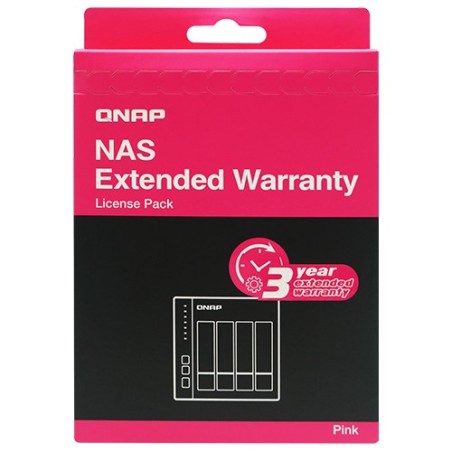 QNAP LIC-NAS-EXTW-PINK-3Y extension de garantie et support 3 année(s)