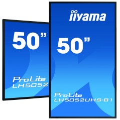 iiyama LH5052UHS-B1 Écran d'affichage dynamique Écran plat de signalisation numérique 125,7 cm (49.5") VA 500 cd/m² 4K Ultra HD