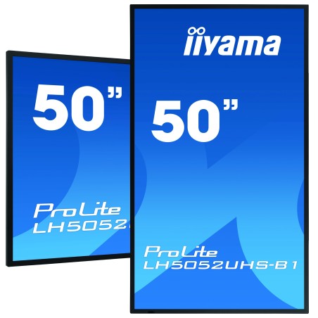 iiyama LH5052UHS-B1 Écran d'affichage dynamique Écran plat de signalisation numérique 125,7 cm (49.5") VA 500 cd/m² 4K Ultra HD