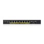 Zyxel GS1900-10HP Géré L2 Gigabit Ethernet (10/100/1000) Connexion Ethernet, supportant l'alimentation via ce port (PoE) Noir Zyxel GS1900-10HP Géré L2 Gigabit Ethernet (10/100/1000) Connexion Ethernet, supportant l'alimentation via ce port (PoE) Noir