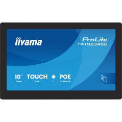 iiyama TW1023ASC-B3P Écran d'affichage dynamique En forme de kiosk 25,6 cm (10.1") Wifi 385 cd/m² WXGA Noir Écran tactile