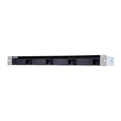 QNAP TL-R400S Boîtier de disques de stockage Boîtier disque dur SSD Noir, Gris 2.5 3.5"
