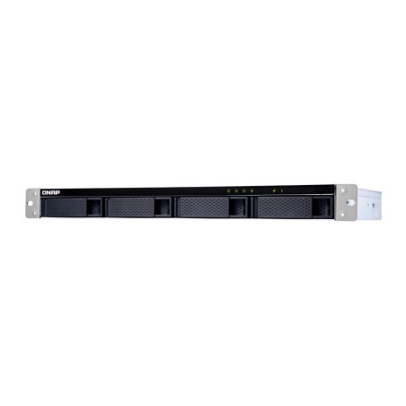 QNAP TL-R400S Boîtier de disques de stockage Boîtier disque dur SSD Noir, Gris 2.5 3.5"