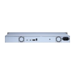 QNAP TL-R400S Boîtier de disques de stockage Boîtier disque dur SSD Noir, Gris 2.5 3.5"