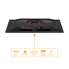 AOC G4 Q27G4ZD écran plat de PC 67,3 cm (26.5") 2560 x 1440 pixels Quad HD QD-OLED Noir, Rouge