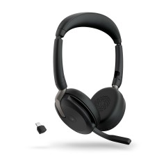 Jabra Evolve2 65 Flex Casque Sans fil Arceau Bureau Centre d'appels USB Type-C Bluetooth