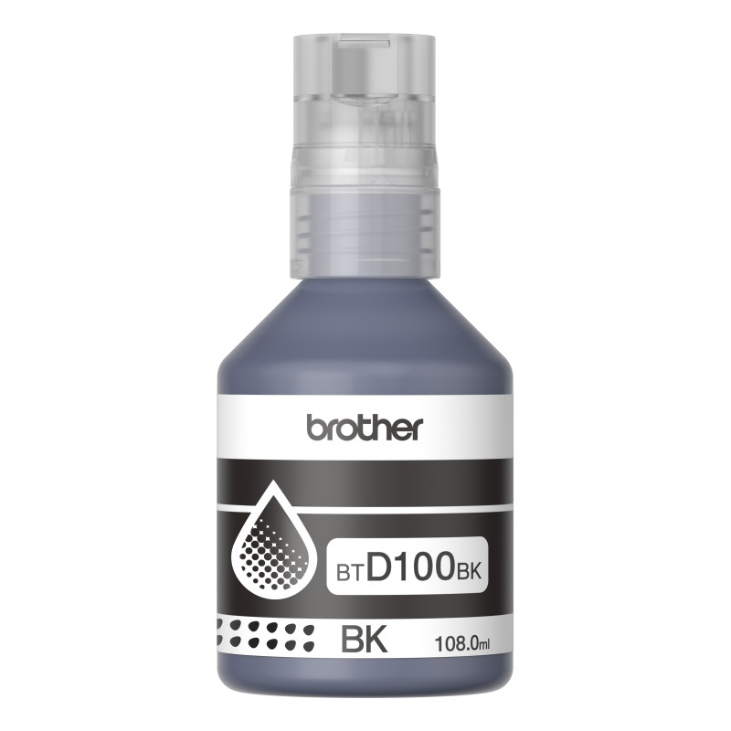 Brother BTD100BK recharge d'encre pour imprimante Original Brother BTD100BK recharge d'encre pour imprimante Original