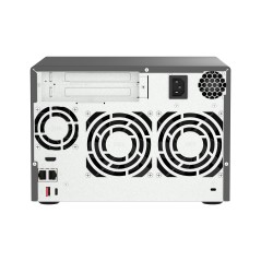 QNAP TVS-h674 NAS Tower Intel® Core™ i3 i3-12100 16 Go DDR4 0 To QuTS hero Noir