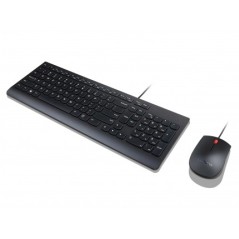 Lenovo 4X30L79897 clavier Souris incluse Universel USB QWERTZ Allemand Noir