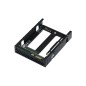QNAP QDA-A2AR Boîtier de disques de stockage Boîtier disque dur/SSD Noir 2.5"