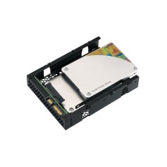 QNAP QDA-A2AR Boîtier de disques de stockage Boîtier disque dur SSD Noir 2.5"