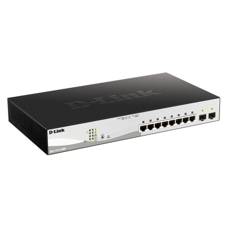 D-Link DGS-1210-10MP Géré L2 Gigabit Ethernet (10/100/1000) Connexion Ethernet, supportant l'alimentation via ce port (PoE)