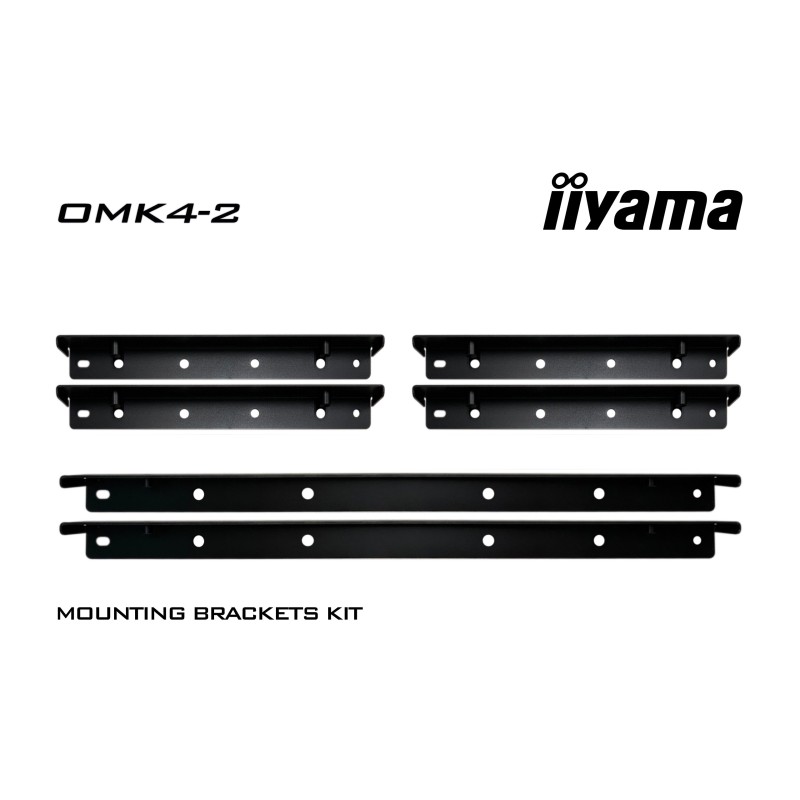 iiyama OMK4-2 kit de support Noir
