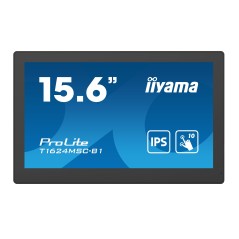 iiyama T1624MSC-B1 écran plat de PC 39,6 cm (15.6") 1920 x 1080 pixels Full HD LED Écran tactile Noir