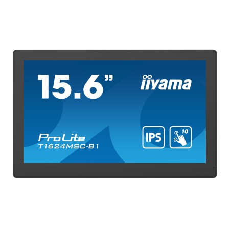iiyama T1624MSC-B1 écran plat de PC 39,6 cm (15.6") 1920 x 1080 pixels Full HD LED Écran tactile Noir