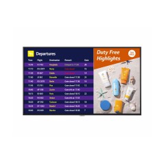 LG 65UH7F-B Écran d'affichage dynamique Écran plat de signalisation numérique 165,1 cm (65") LCD 700 cd m² 4K Ultra HD Noir 24 7