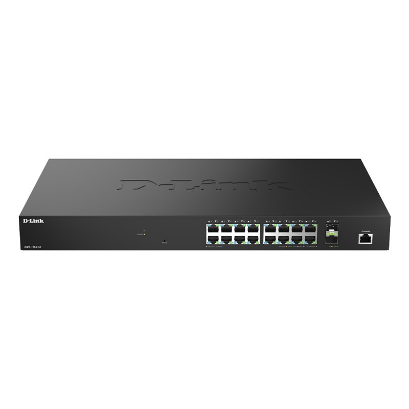 D-Link DMS-1250-18/E commutateur réseau Géré L2 2.5G Ethernet (100/1000/2500) Noir D-Link DMS-1250-18/E commutateur réseau Géré L2 2.5G Ethernet (100/1000/2500) Noir