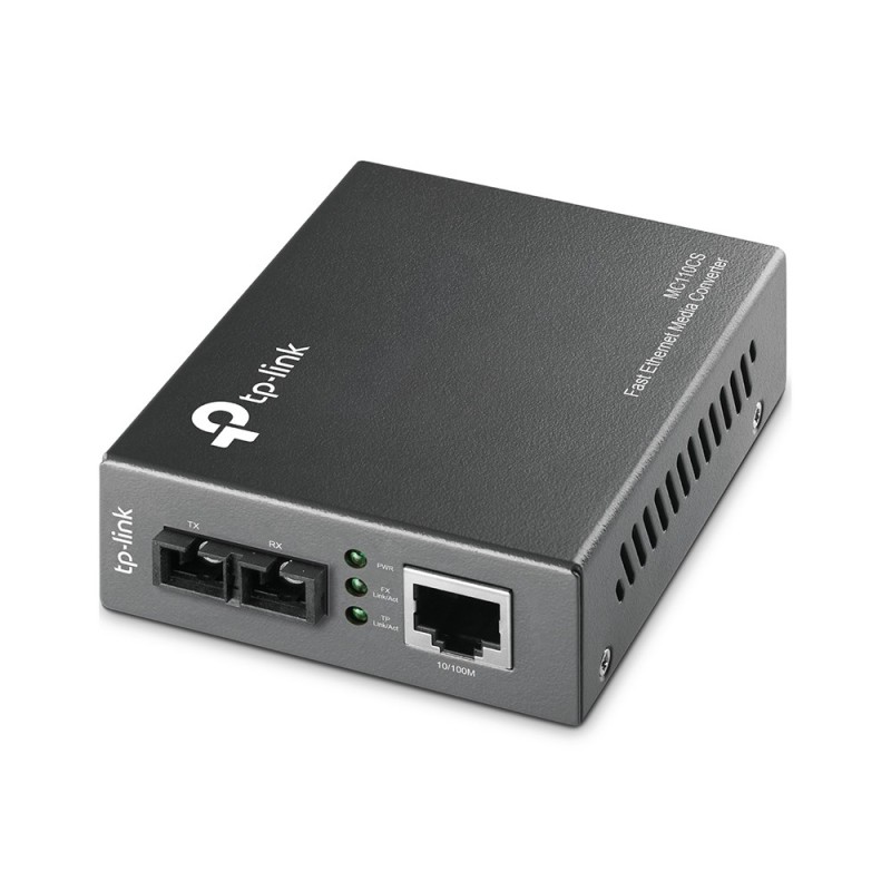TP-Link MC110CS convertisseur de support réseau 1000 Mbit/s 1310 nm Noir