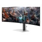 Samsung G93SC écran plat de PC 124,5 cm (49") 5120 x 1440 pixels Dual QHD OLED Argent