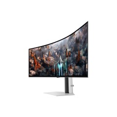 Samsung G93SC écran plat de PC 124,5 cm (49") 5120 x 1440 pixels Dual QHD OLED Argent