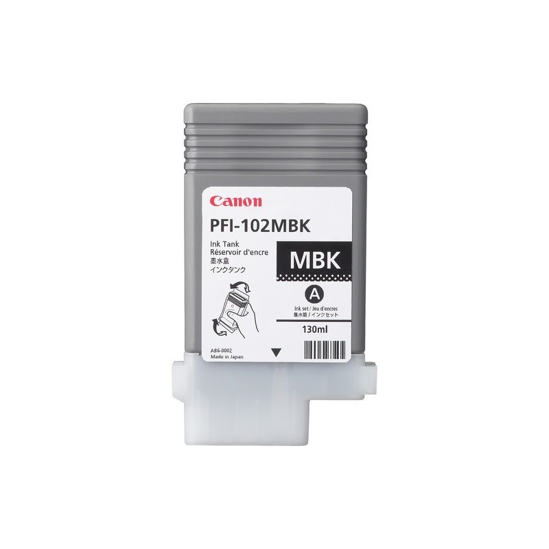 Canon PFI-102MBK cartouche d'encre Original Noir mat Canon PFI-102MBK cartouche d'encre Original Noir mat