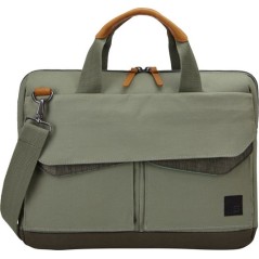 Case Logic LODO 14" 35,8 cm (14.1") Sac Messenger Noir, Marron, Vert