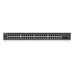 Zyxel GS1900-48HPv2 Géré L2 Gigabit Ethernet (10 100 1000) Connexion Ethernet, supportant l'alimentation via ce port (PoE) Noir