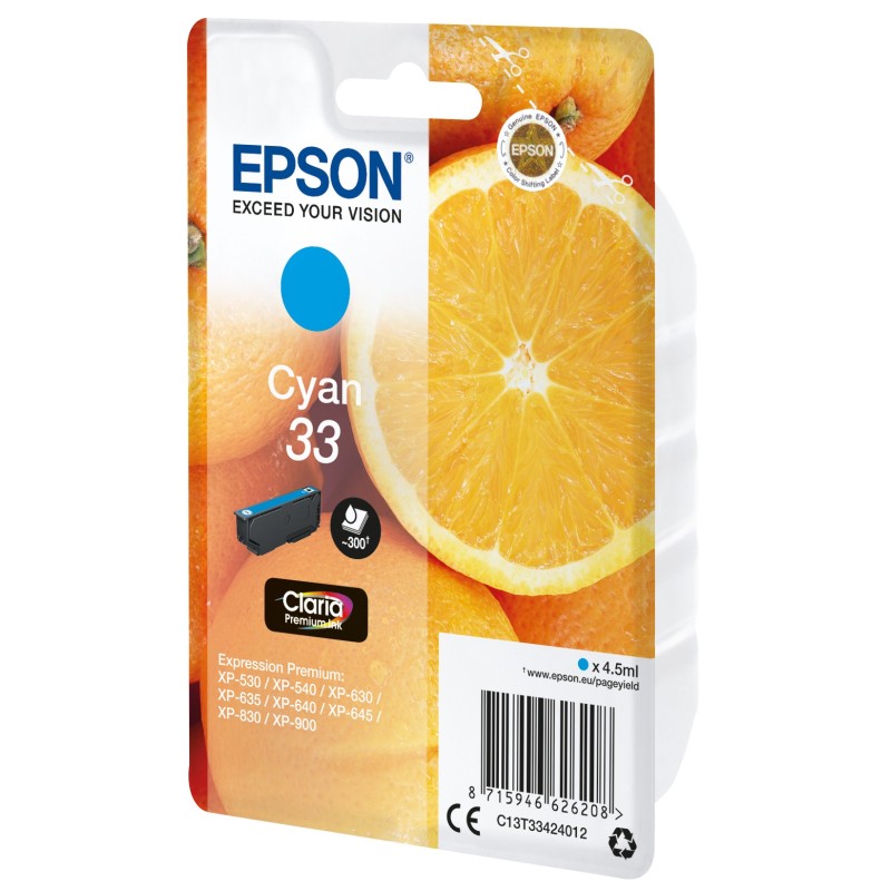 Epson Oranges Cartouche " " - Encre Claria Premium C Epson Oranges Cartouche " " - Encre Claria Premium C