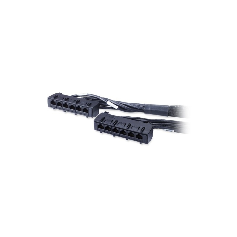 APC 23ft Cat6 UTP, 6x RJ-45 - 6x RJ-45 câble de réseau Noir 7 m U/UTP (UTP) APC 23ft Cat6 UTP, 6x RJ-45 - 6x RJ-45 câble de réseau Noir 7 m U/UTP (UTP)