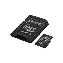 Kingston Technology Carte 128GB microSDXC Industrielle C10 A1 pSLC + adaptateur SD