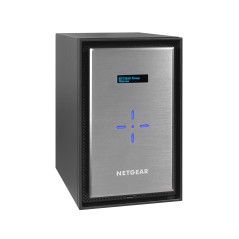 NETGEAR ReadyNAS 628X NAS Mini Tower Intel® Xeon® D D-1521 8 Go DDR4 0 To Noir, Argent