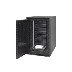 NETGEAR ReadyNAS 628X NAS Mini Tower Intel® Xeon® D D-1521 8 Go DDR4 0 To Noir, Argent