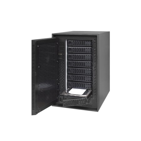 NETGEAR ReadyNAS 628X NAS Mini Tower Intel® Xeon® D D-1521 8 Go DDR4 0 To Noir, Argent