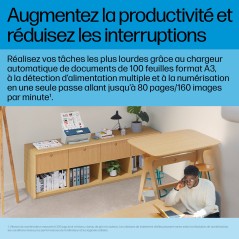 HP ScanJet Enterprise Flow N9000 sn1 Scanner à défilement A3, jusqu’à 80ppm 160ipm, 600x 600 DPI