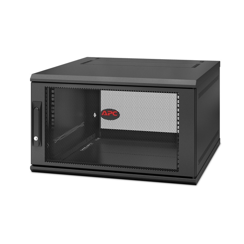 APC NetShelter WX AR106SH6, 6U, armoire de brassage 19 pouces, montage mural, pré-assemblé, 600 mm de profondeur