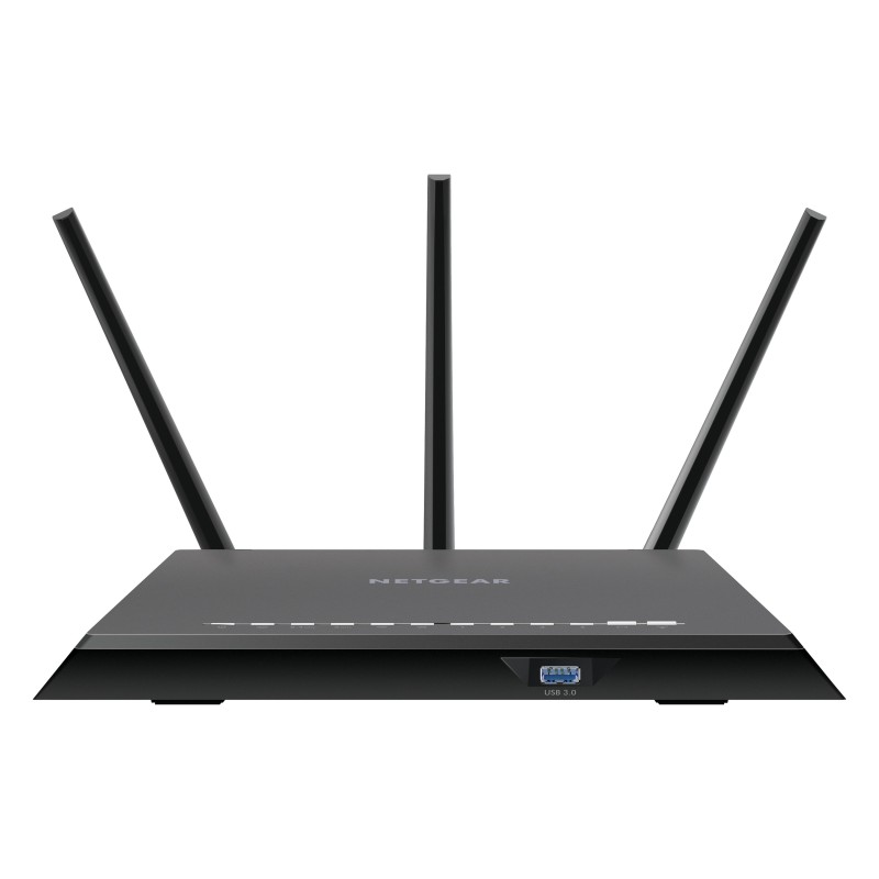 NETGEAR R7000 routeur sans fil Gigabit Ethernet Bi-bande (2,4 GHz / 5 GHz) Noir
