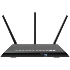NETGEAR R7000 routeur sans fil Gigabit Ethernet Bi-bande (2,4 GHz / 5 GHz) Noir
