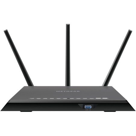 NETGEAR R7000 routeur sans fil Gigabit Ethernet Bi-bande (2,4 GHz / 5 GHz) Noir