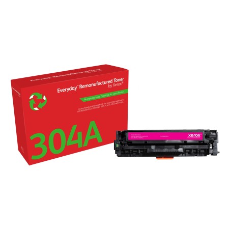 Toner remanufacturé Magenta Everyday™ de Xerox compatible avec HP 304A (CC533A), Capacité standard